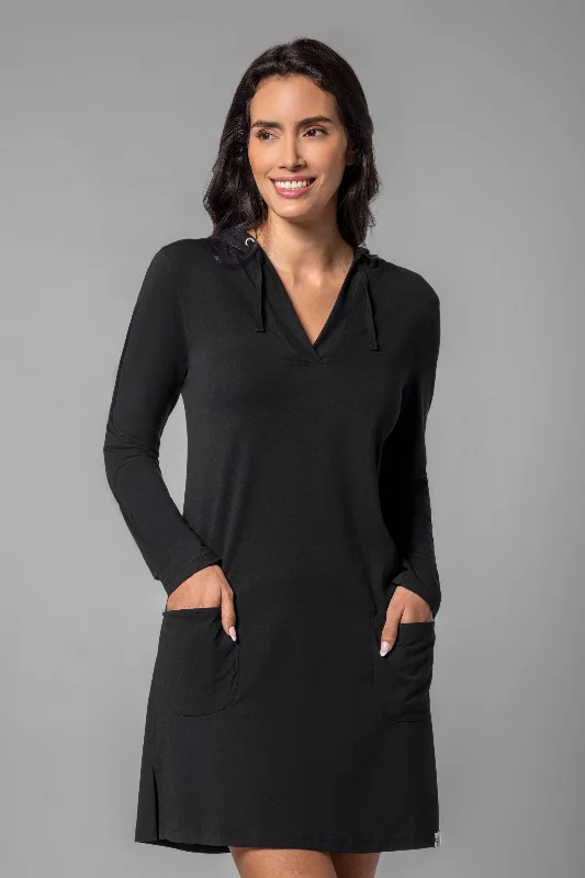 Women's Catalina Beach Cover-Up Dress | Black