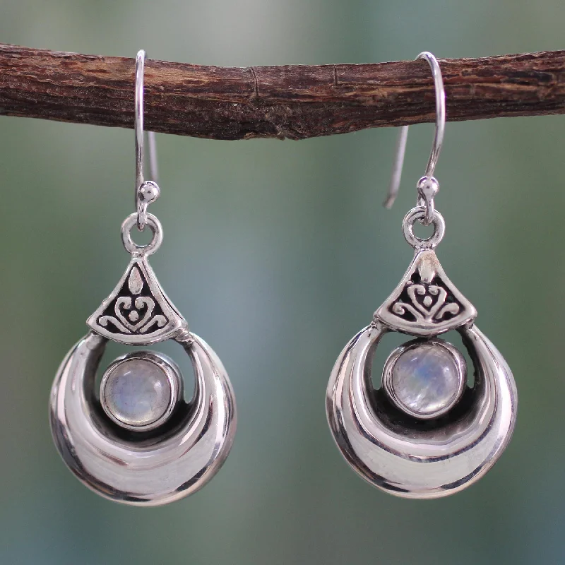 Goddess Fortunes Rainbow Moonstone Earrings