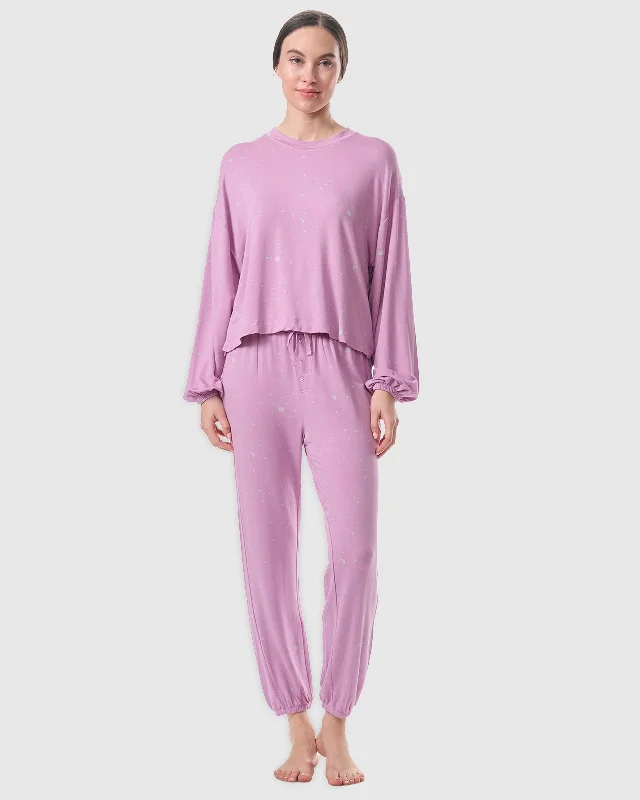 To The Moon Long Sleeve PJ Set Amazon pajama sets