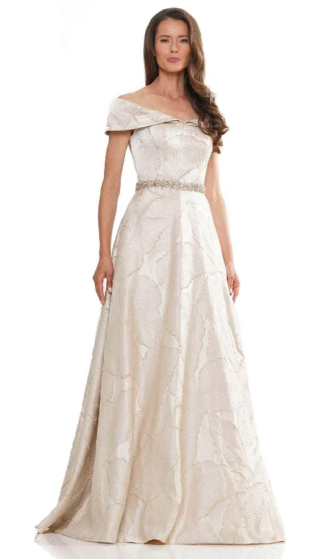 Marsoni by Colors MV1265 - Fold-Over Off Shoulder Formal Gown Classic party dresses