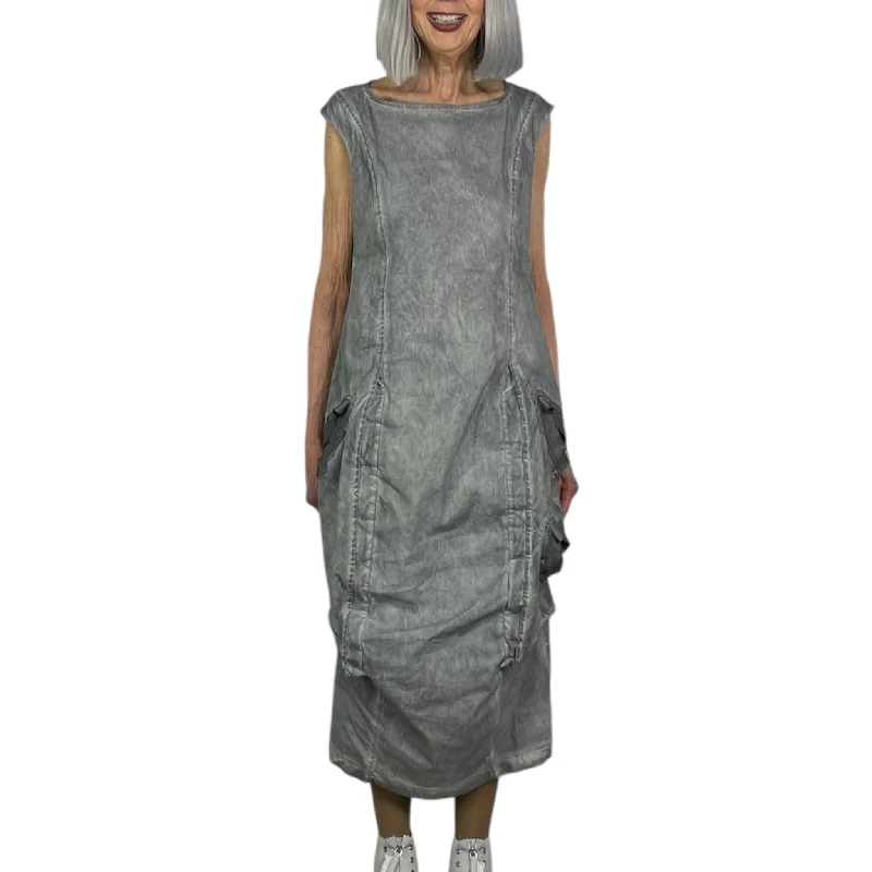 TWILL SIDE PANEL POCKET DRESS Best-selling unclassified dresses