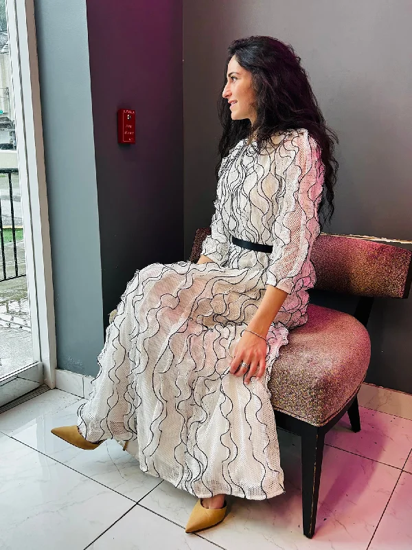 All the Flurries Gown Denim unclassified dresses