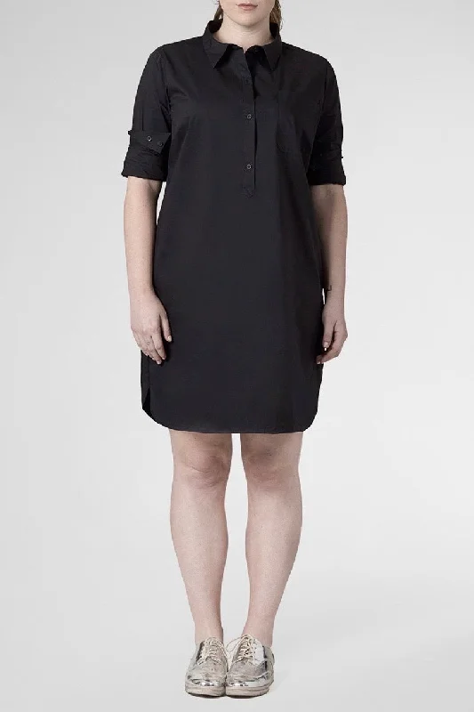 Universal Standard Rubicon Dress - Black Gothic unclassified dresses