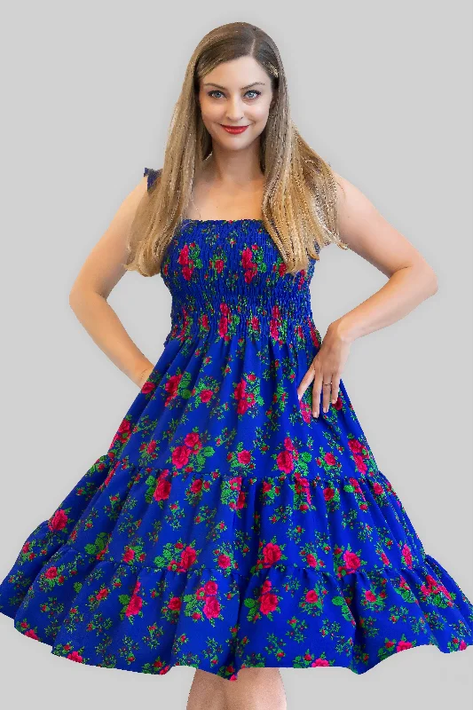 Daniela Blue Rose Dress Best-selling unclassified dresses