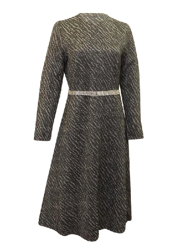 Eiger Weger Zebra Print Dress Designer unclassified dresses