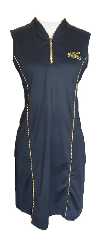 Greg Norman Black Sleeveless Golf Dress w/ Animal Print Trim & Logo Size L MSP$119 Trendy new unclassified dresses Greg Norman Black Sleeveless Golf Dress w/ Animal Print Trim & Logo Size L MSP$119 Trendy new unclassified dresses