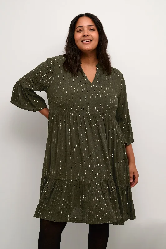 grünes Kleid Off-shoulder unclassified dresses