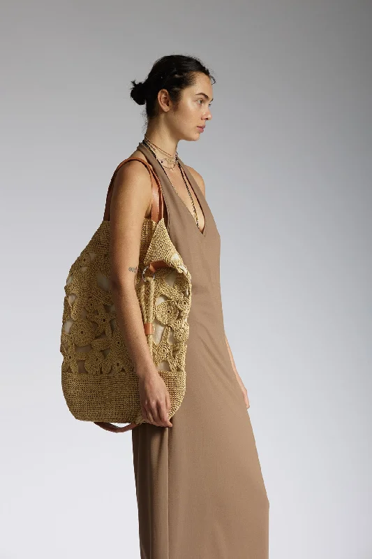INDI DRESS COFFEE Beaded unclassified dresses