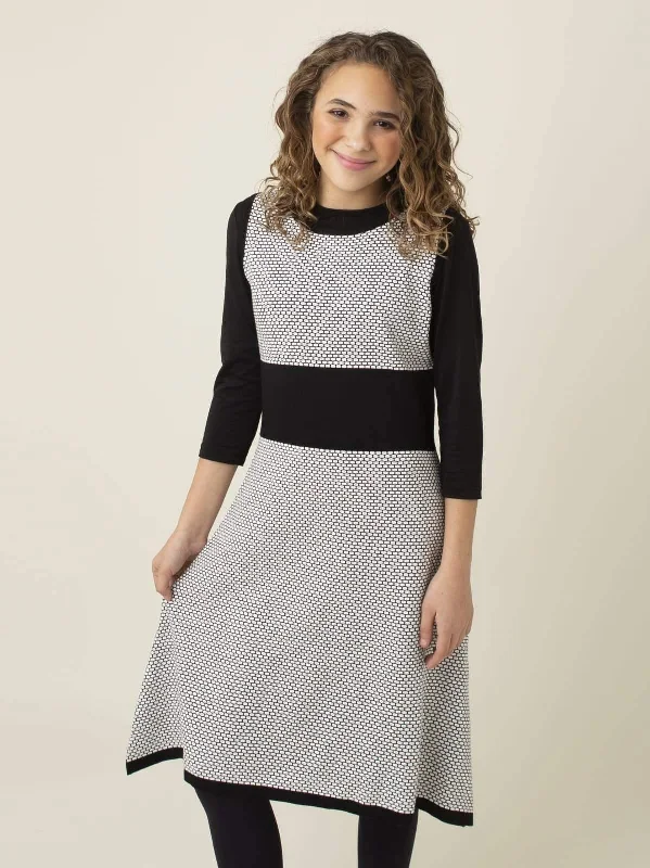 Lilac Black & White Jumper Affordable unclassified dresses