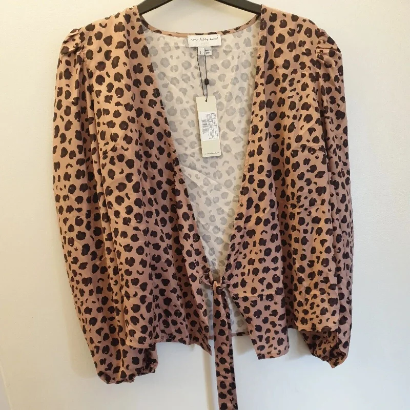 Never Fully Dressed Animal Wrap Top Brown Size Small ****Ref V259 Boho unclassified dresses Never Fully Dressed Animal Wrap Top Brown Size Small ****Ref V259 Boho unclassified dresses