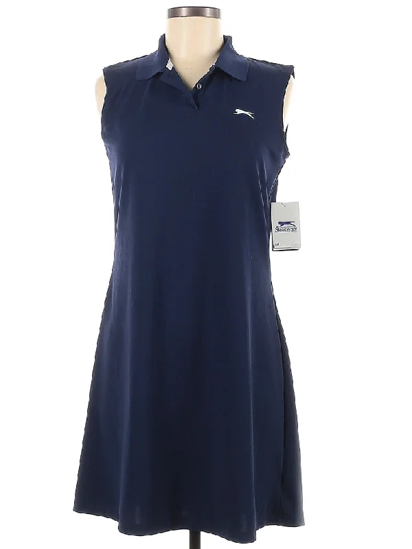 New Slazenger Sleeveless Navy Knit Golf Dress Size M MSP$50 Fall unclassified dresses