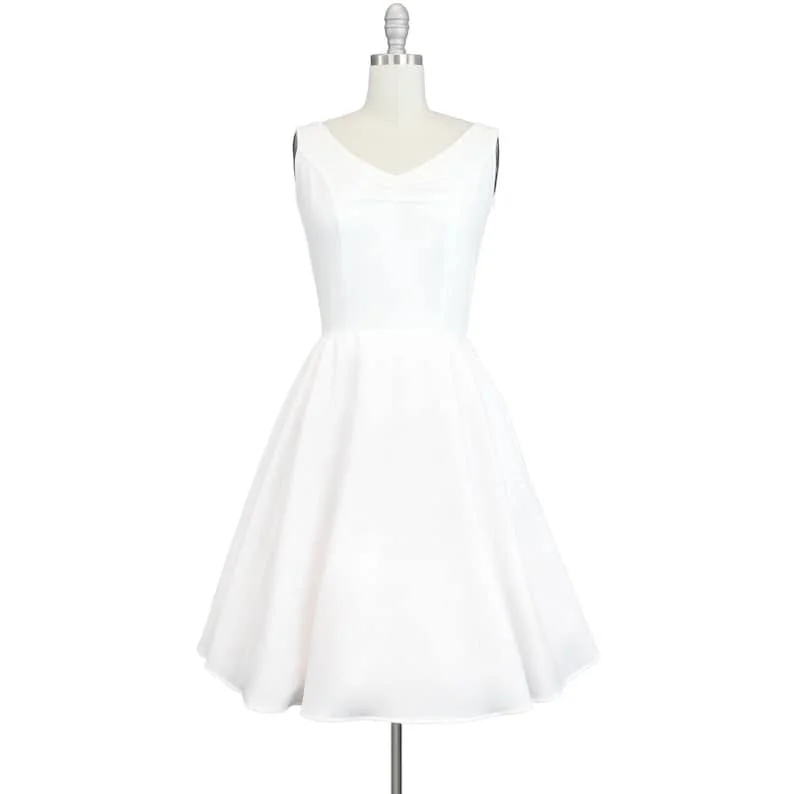 Sleeveless Vintage Ivory Dress XS-3XL #ISD Floral unclassified dresses