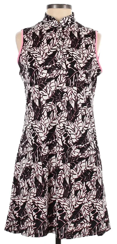 Sport Haley Black, White & Pink Frond Print Golf Dress Size S MSP$100 Knitted unclassified dresses Sport Haley Black, White & Pink Frond Print Golf Dress Size S MSP$100 Knitted unclassified dresses