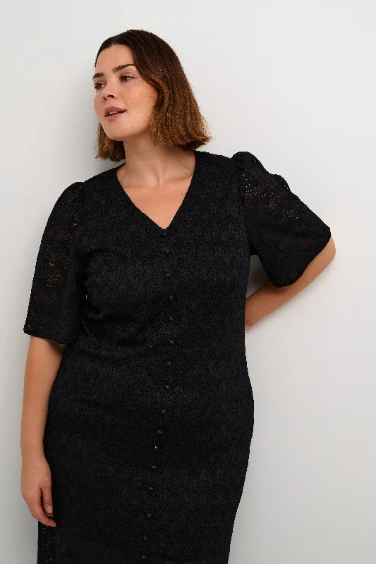 verfijnde zwarte kanten jurk Anniversary unclassified dresses